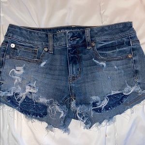 American eagle jean shorts